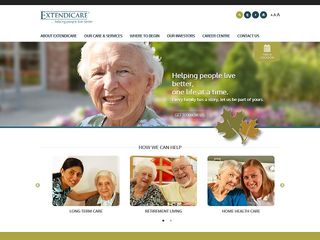 Web site www.extendicare.com, Extendicare